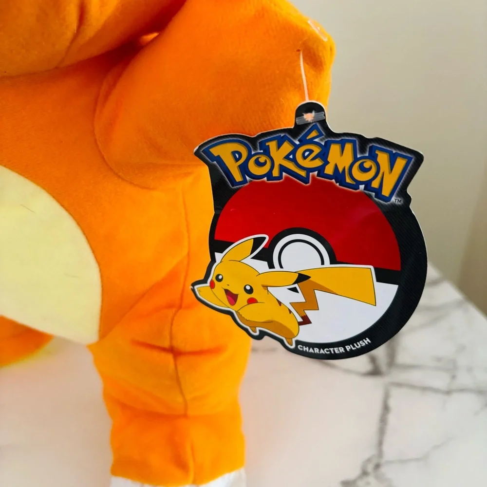 Pokemon 2017 Charmander Nintendo Jumbo 14” Plush Toy Stuffed Animal Toy‎ Factory